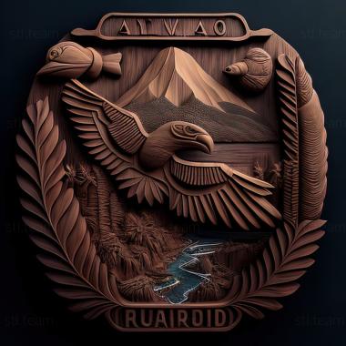 3D model Ecuador Republic of Ecuador (STL)